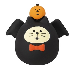 【9月上旬入荷予定】ハロウィン猫だるま パーティこうもり