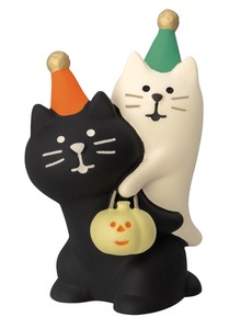【9月上旬入荷予定】おばけにゃんこ 黒猫におんぶ