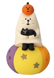 【9月上旬入荷予定】おばけにゃんこ かぼちゃでまったり