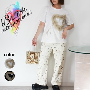 【Tシャツ】フリルハート・チュールTシャツ