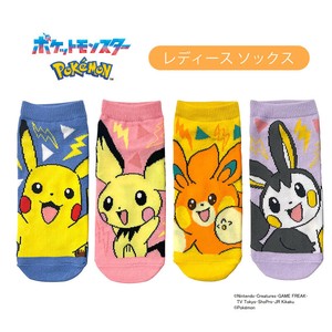 レディース靴下 "ポケモン" ポケットモンスター