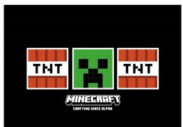 ※Minecraft マインクラフト　巻きタオル80CM　ブラック　E8534YB-N9