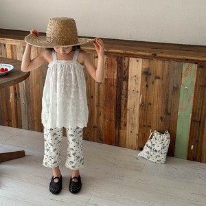 韓国スタイル 2色6サイズ ワンピース キャミソール お花 夏
