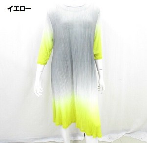 【夏物新商品】グラデーション・プリーツワンピース
