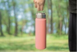 ensemble ステンレス　ボトル 700ml オレンジ