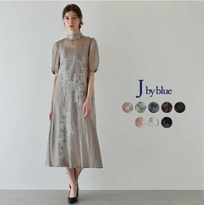 Formal Dress Back Ribbon Short Sleeve Formal