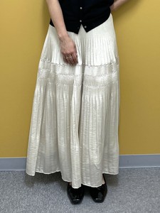 ラメワッシャープリーツスカート【2025SS新作】