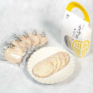 うすきせんべい・曲型（薄焼き）5枚