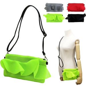 Net frill bag ネット フリル バッグ 2way ショルダー クラッチ バッグ KEY017