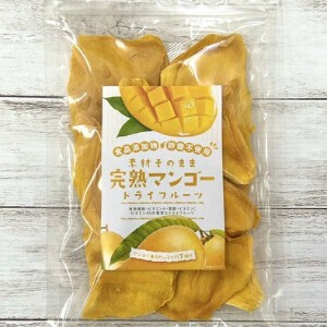 素材そのまま完熟マンゴー　砂糖不使用、植物油不使用、保存料不使用
