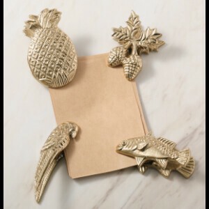 Card Stand Paper Clip Fish Pineapple 4-types