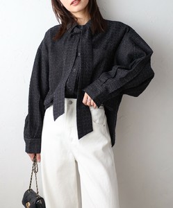 Button Shirt/Blouse Puff Sleeve 2-way