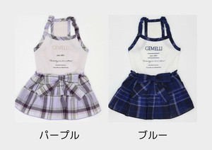 ハヤブサ LGW348 クールアンドオーガニックチェックキャミワンピ