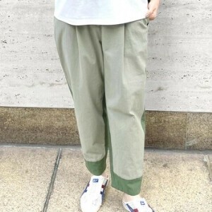长裤 米色 绿色 萝卜裤 春夏