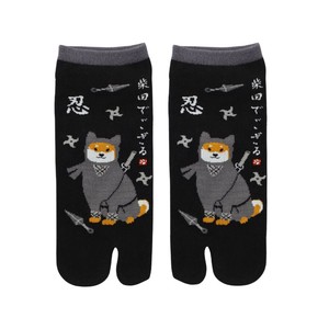 【しばたさん】シバタデゴザル　足袋ソックス　タビソックス(S/M)