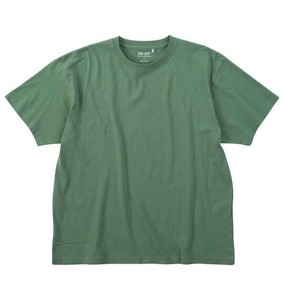 MC.S.P ビッグサイズ オーガニックコットンクルーネック半袖Tシャツ