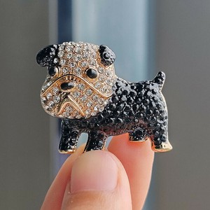 犬 雑貨　ブローチ 卒業式  おしゃれ ブローチ 犬　イヌ　服装 入学式 入園式   華やか　ブローチ キラキラ