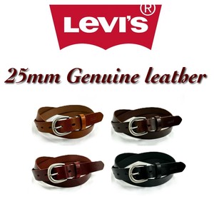Levi's リーバイス 25mm 牛革 細幅 ベルト 6999