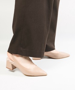 【MIO NOTIS】ファーバックベルトパンプス　シンプル　きれいめ　上品　大人