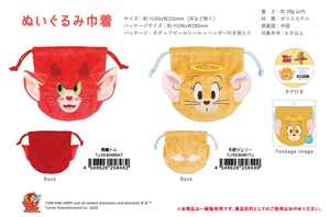 トムとジェリー ぬいぐるみ巾着 悪魔と天使