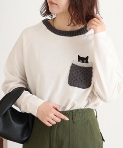 T-shirt Pocket Knit Pullover