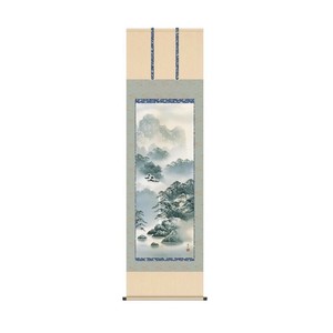 掛軸 伊藤渓山紫山憧憬 54.5×190cm KZ2B2-072