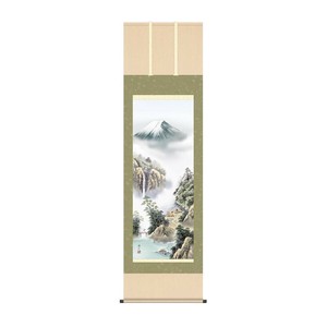 掛軸 伊藤渓山富士緑風 54.5×190cm KZ2B4-25B