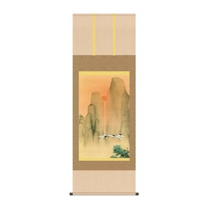 掛軸 速水御舟蓬莱図 54.5×153cm KZ2G9-052