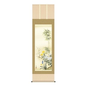 掛軸 田中広遠四君子 54.5×190cm KZ2A1-085