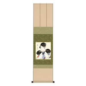 色紙掛・色紙セット 喜多川歌麿 三美人 31×125cm UB2KIC-002