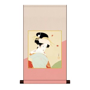 色紙掛・色紙セット 上村松園 紅葉可里図 31×57cm NS2HEM-020