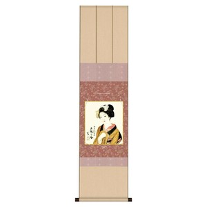 色紙掛・色紙セット 竹内栖鳳 木場の娘 31×125cm NY2KIC-003