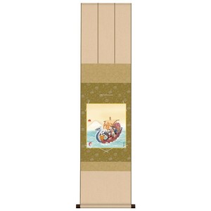 色紙掛・色紙セット 北山歩生 七福神 31×125cm KE2KIC-004