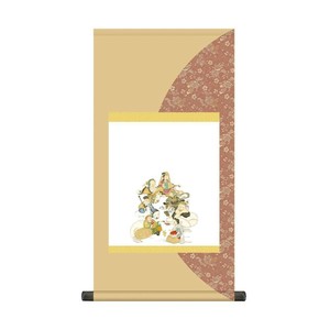 納経集印掛軸 七福神巡礼 31×60cm N3-008