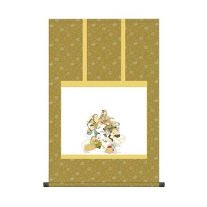 納経集印掛軸 七福神巡礼 52.5×80cm N3-005