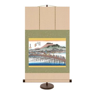 和風モダン掛 歌川広重 京都 三条大橋 44.5×75cm KM2G6-032