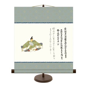 和風モダン掛 佐竹本三十六歌仙 在原業平 44.5×50cm KM2G8-021