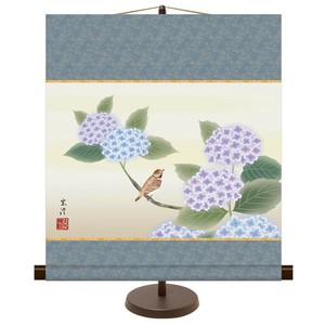 和風モダン掛 清水玄澄 紫陽花 44.5×50cm KM2A9-025