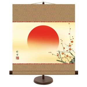 和風モダン掛 田村竹世  旭日 44.5×50cm KM2C7-025
