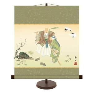 和風モダン掛 鈴村秀山 高砂 44.5×50cm KM2C7-021