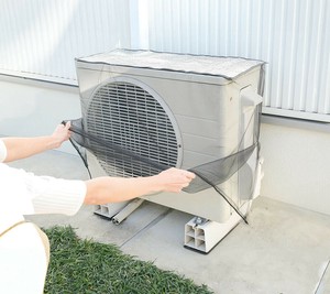 エアコン室外機用 アルミ遮熱メッシュカバー　遮熱　メッシュ　直射日光