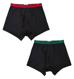 POLO CHAMPS ビッグサイズ 2Pブラックボクサーパンツ