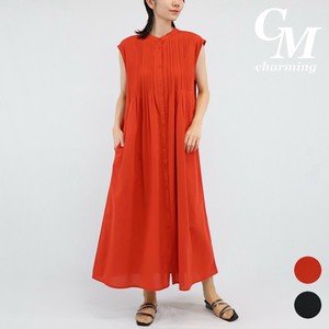 Casual Dress Design Sleeveless Cotton Front Opening