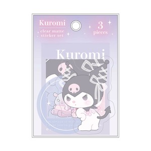 Sanrio Stickers KUROMI Clear