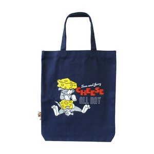 【9月入荷予定】トムジェリぴょこっとトートバッグCHEESEFUN！ネイビー