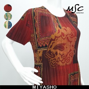 洋装/连衣裙 百褶/褶裥 花朵 洋装/连衣裙 印花