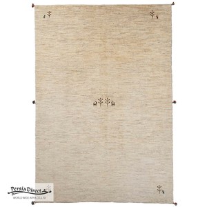 ギャッベ　ペルシャ　イラン　オーガニックウール　絨毯　ラグサイズLL (約200×300cm）G1357　205×295cm