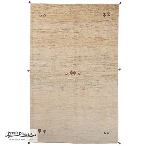 ギャッベ　ペルシャ　イラン　オーガニックウール　絨毯　ラグサイズLL (約200×300cm）G1358　182×285cm