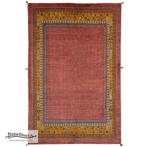 ギャッベ　ペルシャ　イラン　オーガニックウール　絨毯　ラグサイズLL (約200×300cm）G1356　197×296cm
