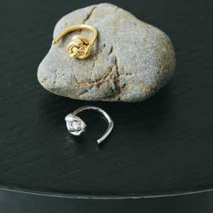 Bold Knot Ring (Gold）結びオープンリング